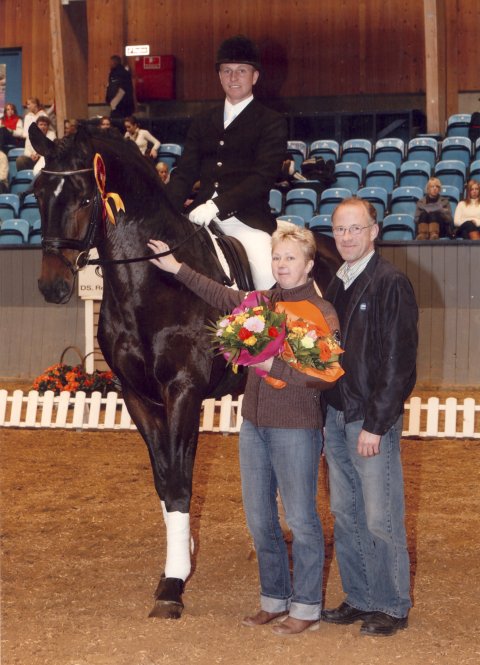 Ullerups Müller - Dressur Championait 2007. Udtaget til VM for ungheste i Tyskland 2008.